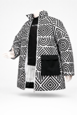 Native Monochrome Puffer Jacket